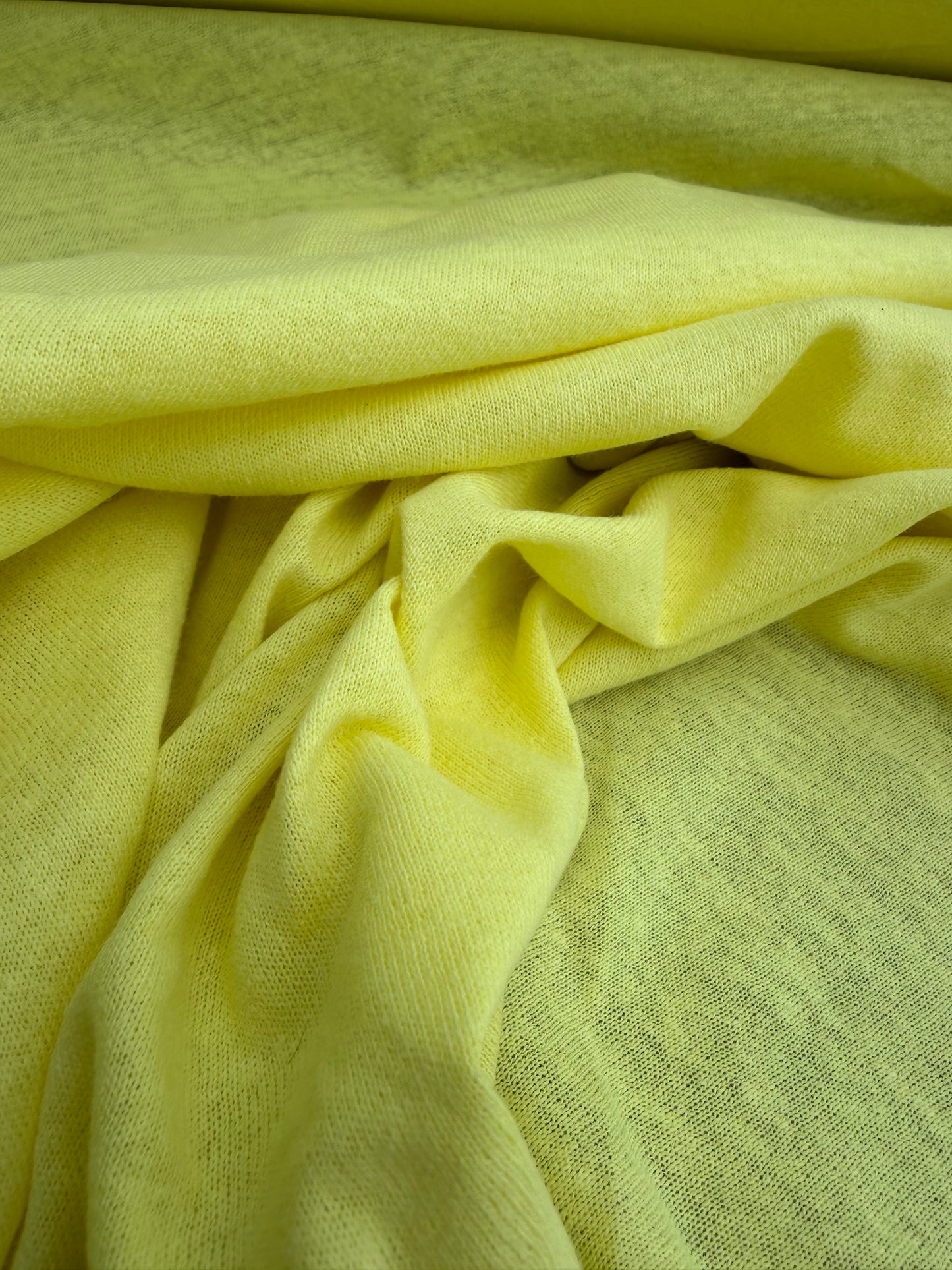 B.ROSE 012 linen jersey bright yellow