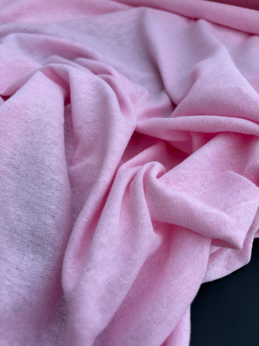 B.ROSE 013 linen jersey soft pink