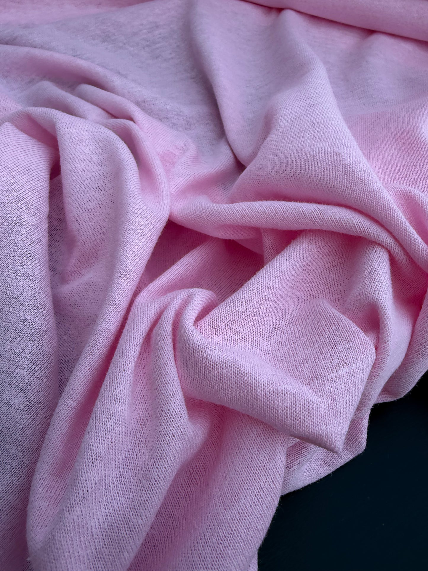 B.ROSE 013 linen jersey soft pink