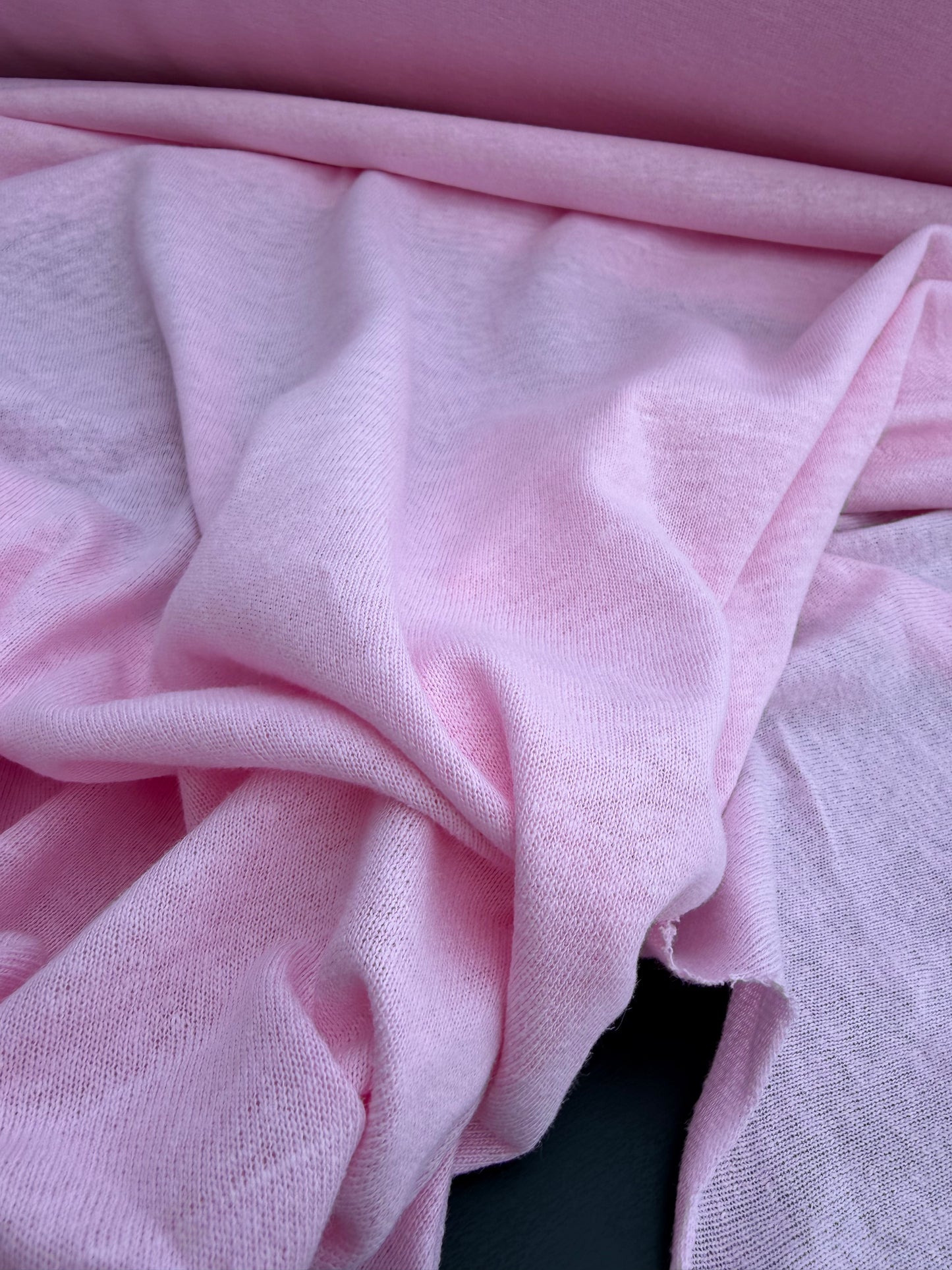 B.ROSE 013 linen jersey soft pink
