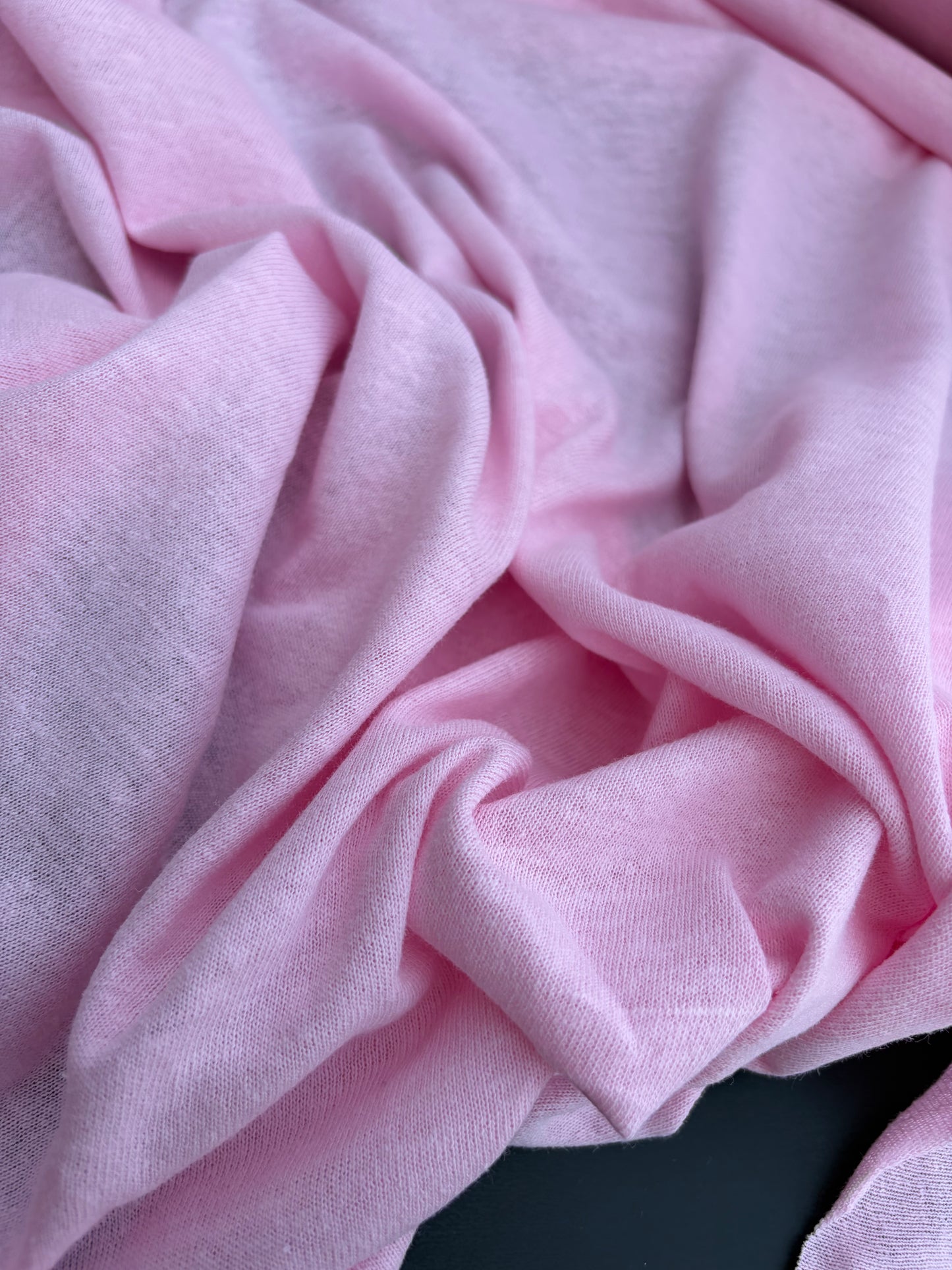 B.ROSE 013 linen jersey soft pink
