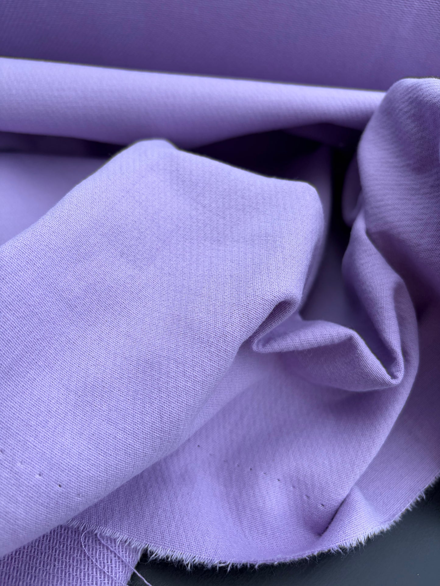 B.ROSE 014 heavy cotton crêpe lilac