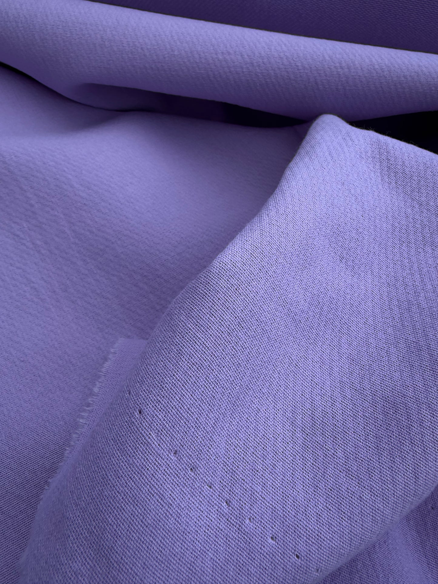 B.ROSE 014 heavy cotton crêpe lilac