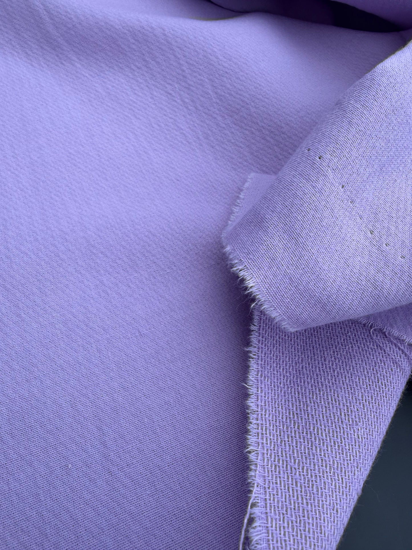 B.ROSE 014 heavy cotton crêpe lilac