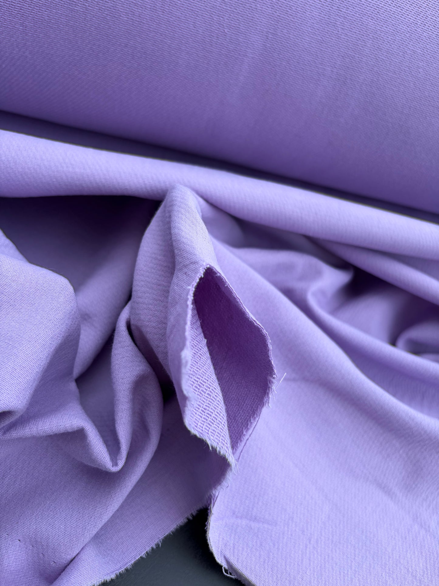 B.ROSE 014 heavy cotton crêpe lilac