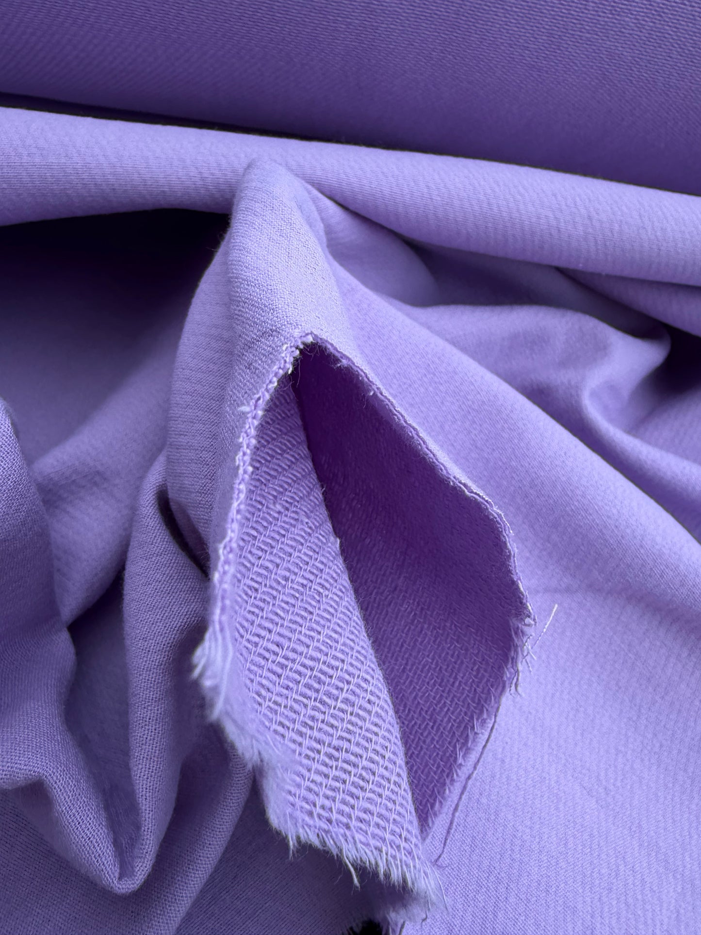 B.ROSE 014 heavy cotton crêpe lilac
