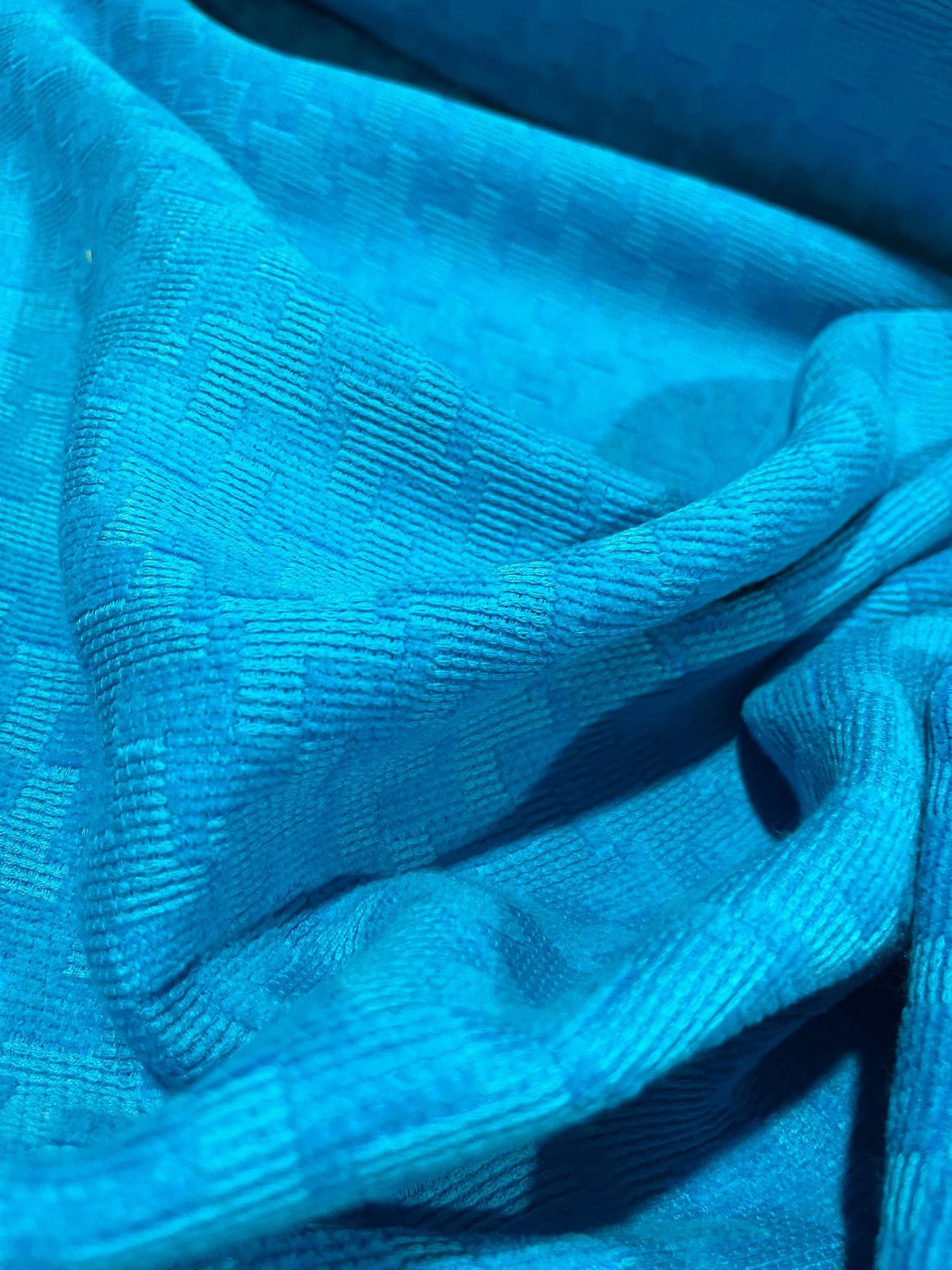 MATTIA turquoise jacquard with wool and silk