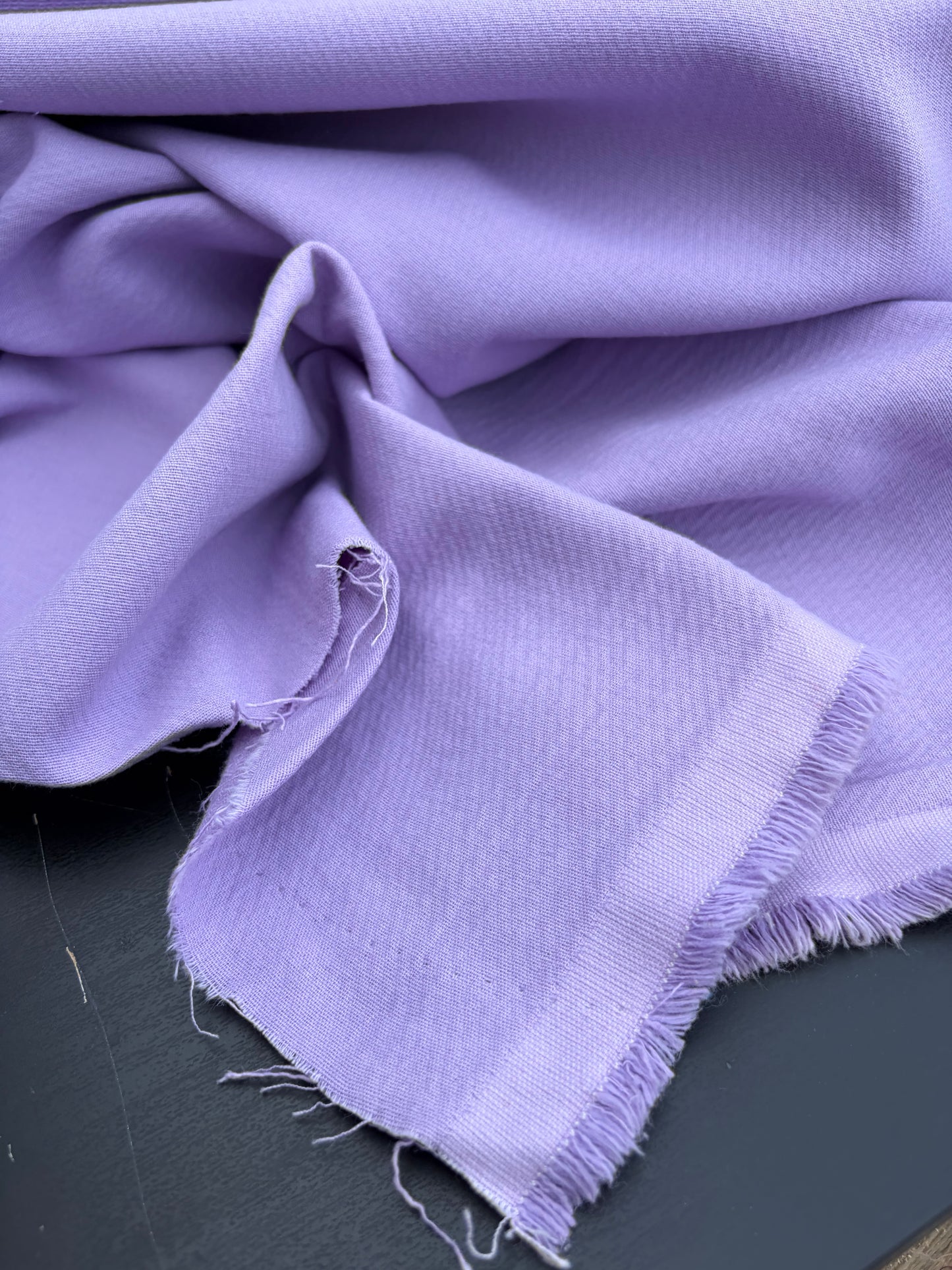 B.ROSE 014 heavy cotton crêpe lilac