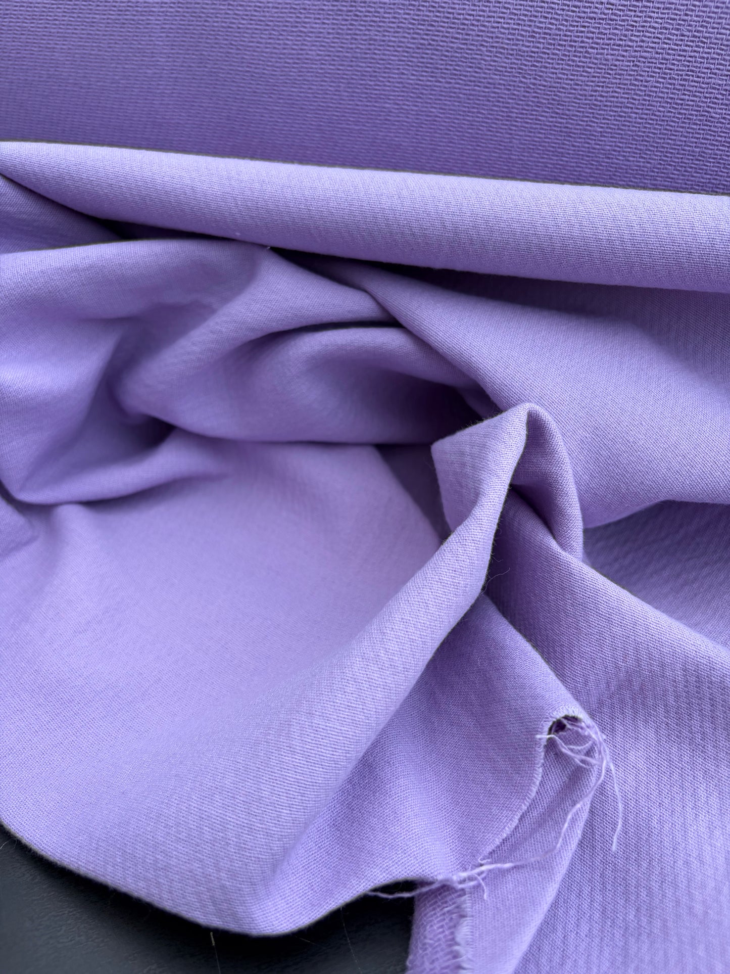 B.ROSE 014 heavy cotton crêpe lilac