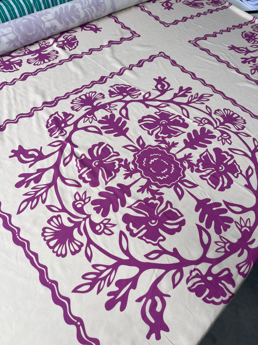 JUNO 028 silky stin floral tiles