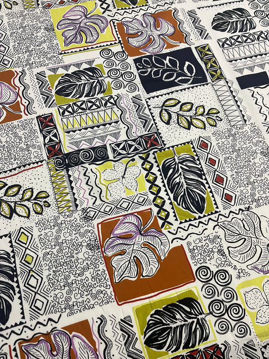 PC JANIE 012 cotton poplin patchwork print