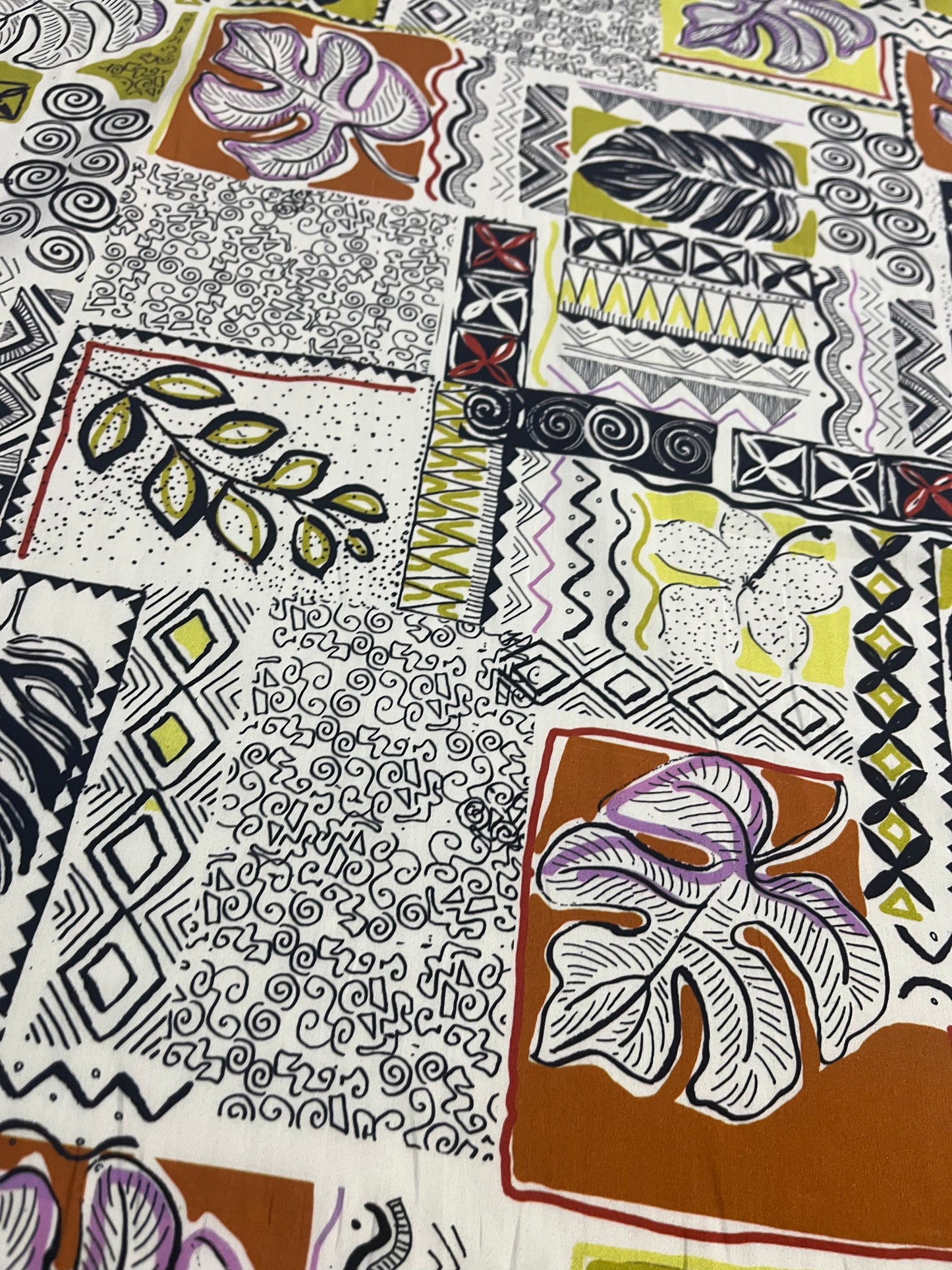 JANIE 012 cotton poplin patchwork print