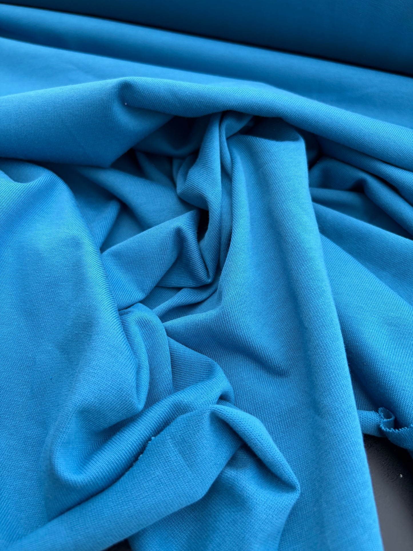 B.ROSE 019 cotton jersey indigo