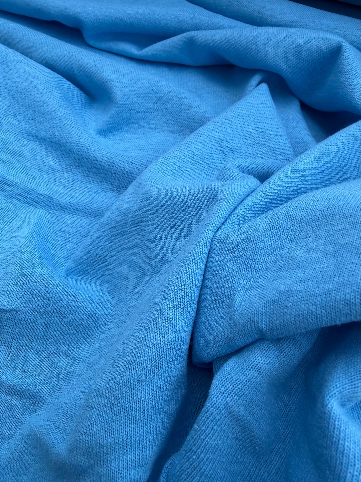 B.ROSE 022 linen jersey azur