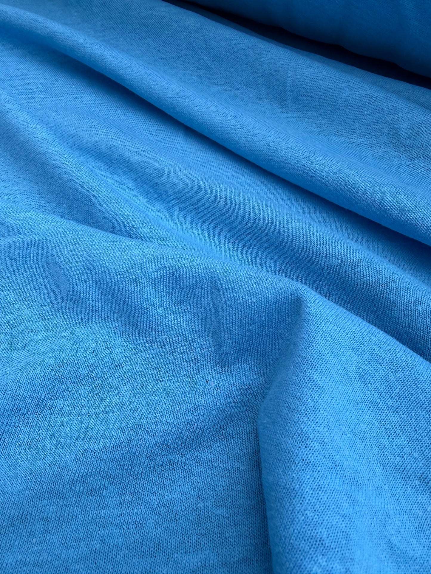 B.ROSE 022 linen jersey azur