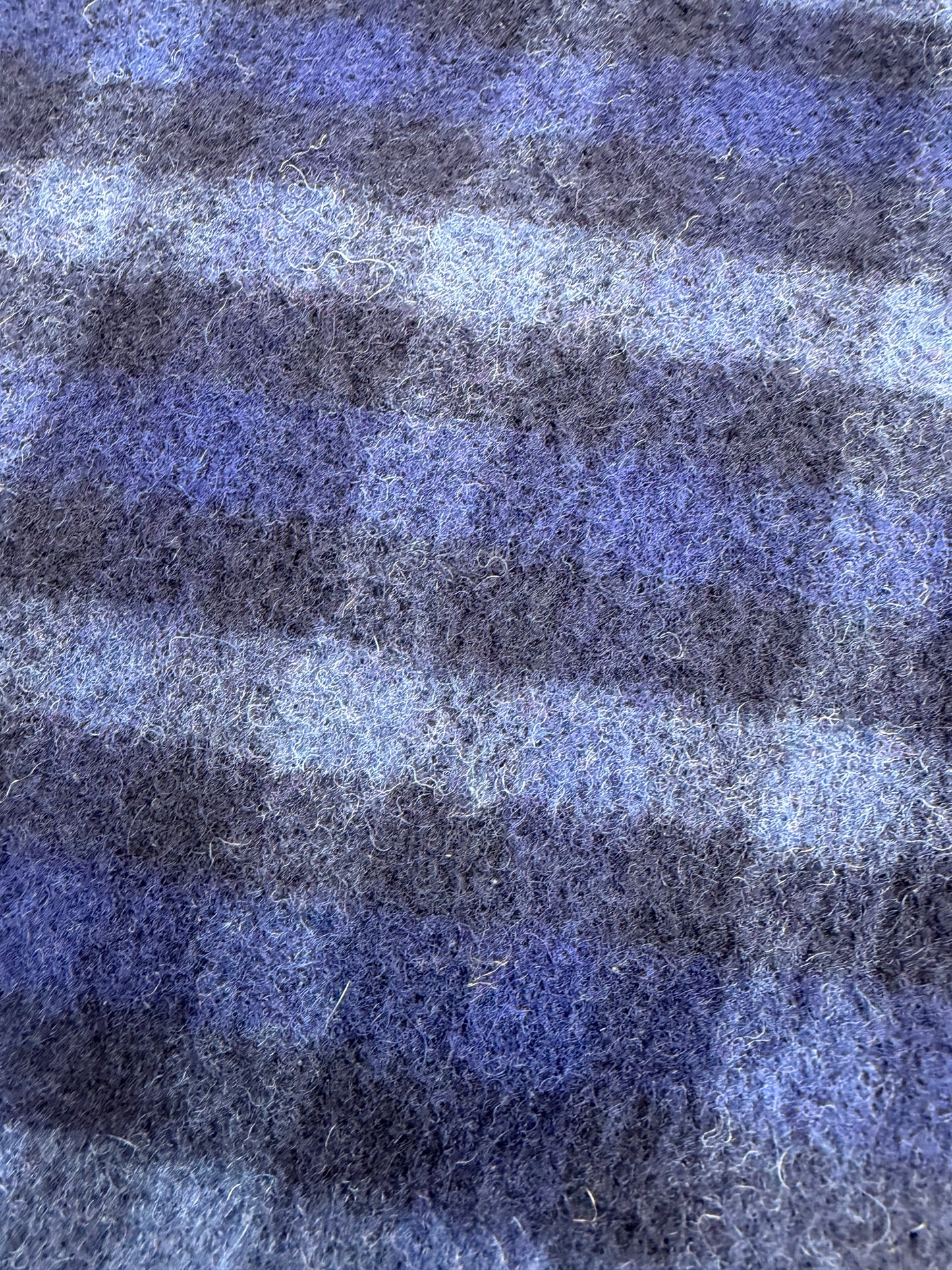 B.ROSE 023 heavy wool check navy