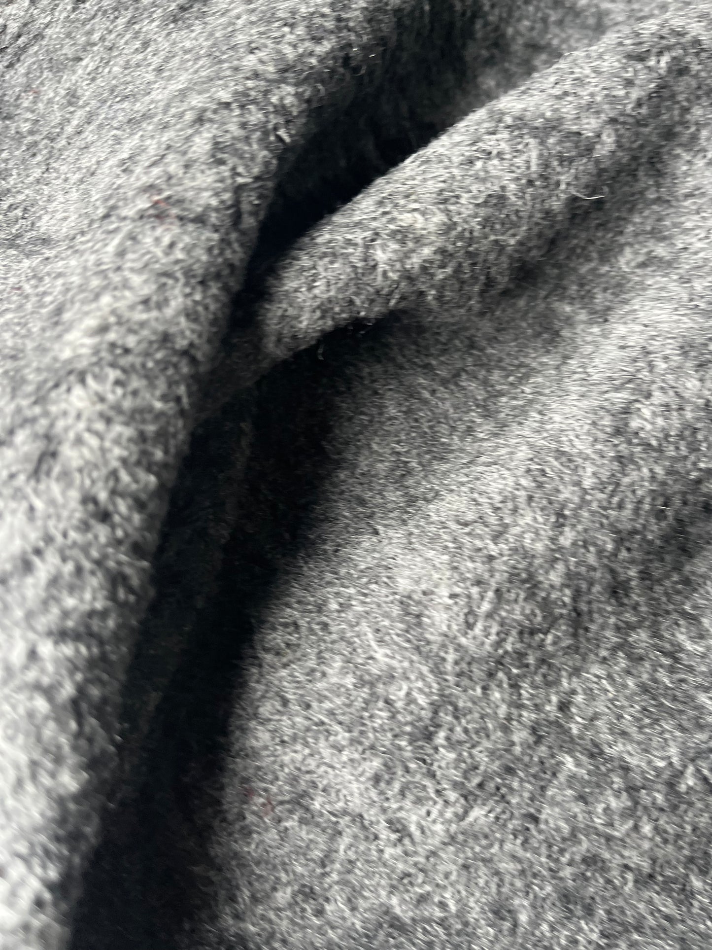 JUNO 007  boiled wool antracite grey