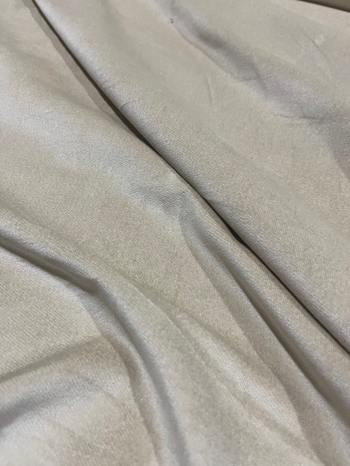 F02 cotton velvet beige