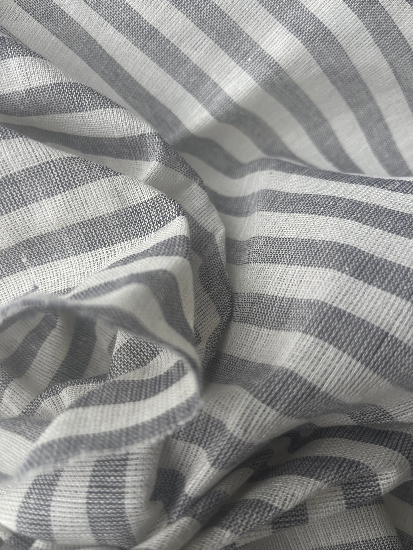 GIORGIA 004 cotton linen stripes navy/ecru