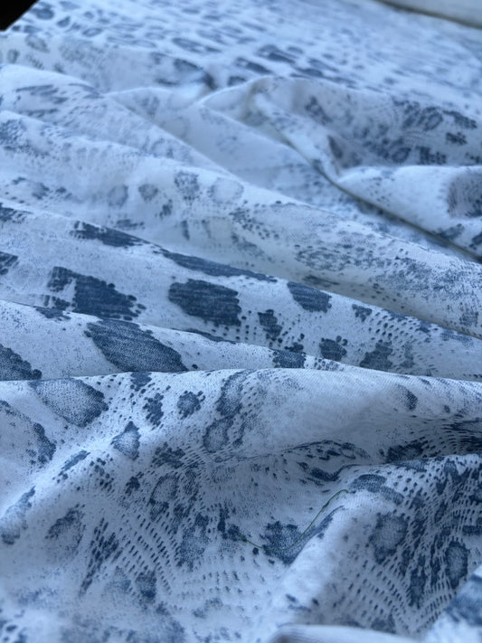 AXEL 014 cotton jersey XL indigo snake design