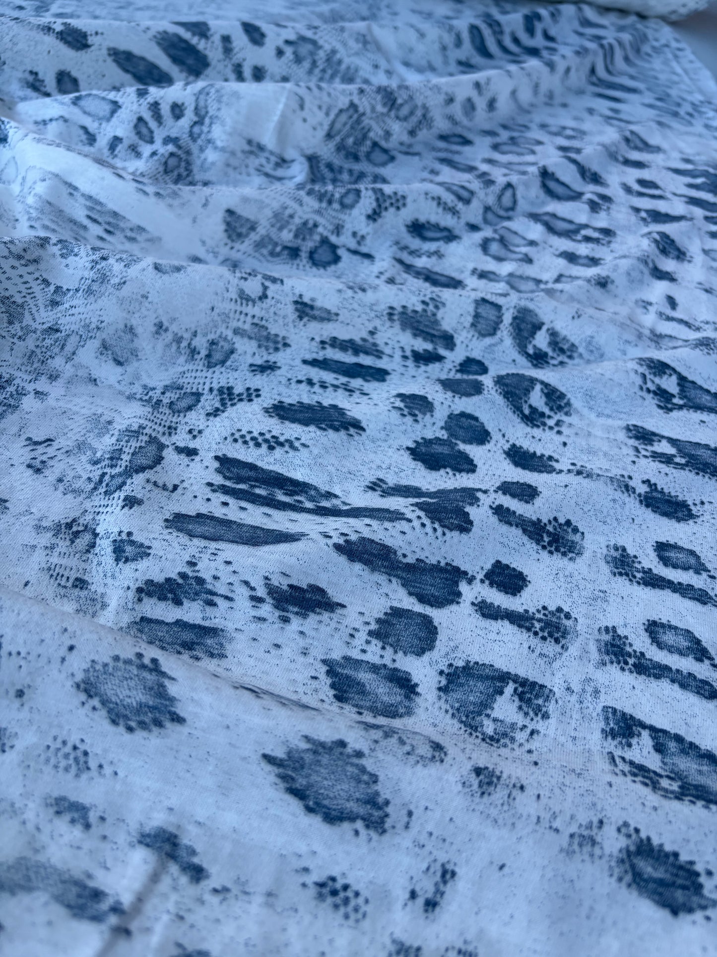 AXEL 014 cotton jersey XL indigo snake design