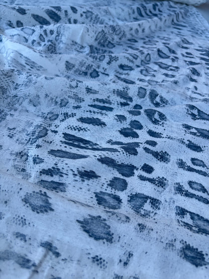 AXEL 014 cotton jersey XL indigo snake design