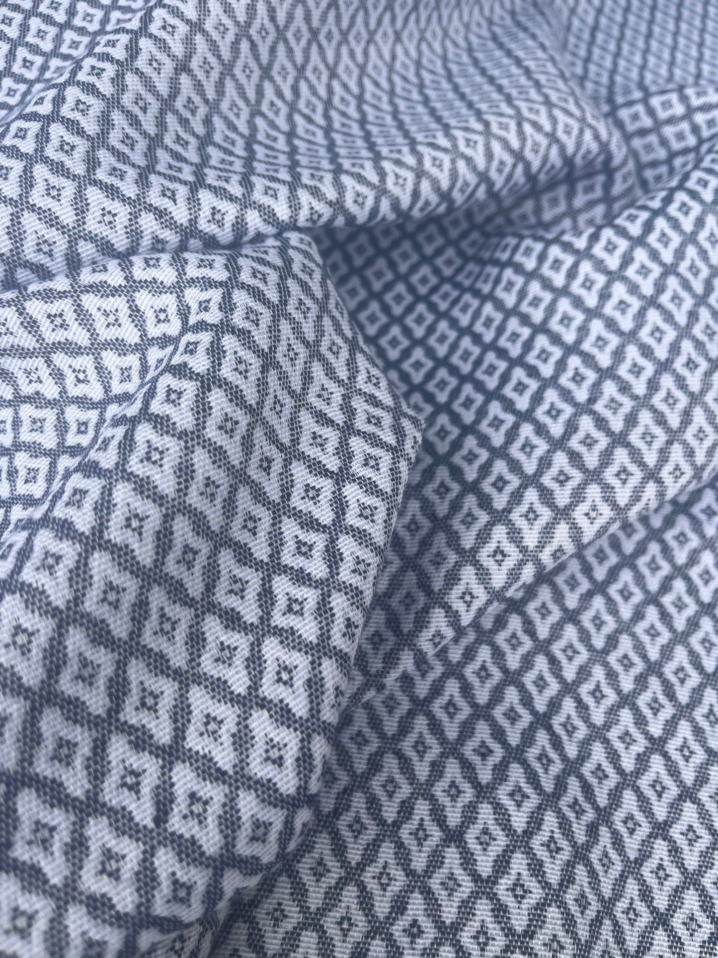LC GIORGIA 005 cotton jacquard navy/white