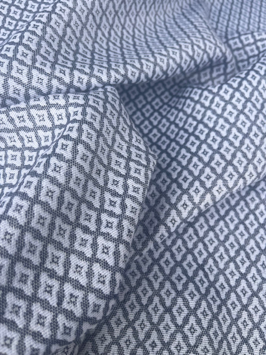 GIORGIA 005 cotton jacquard navy/white