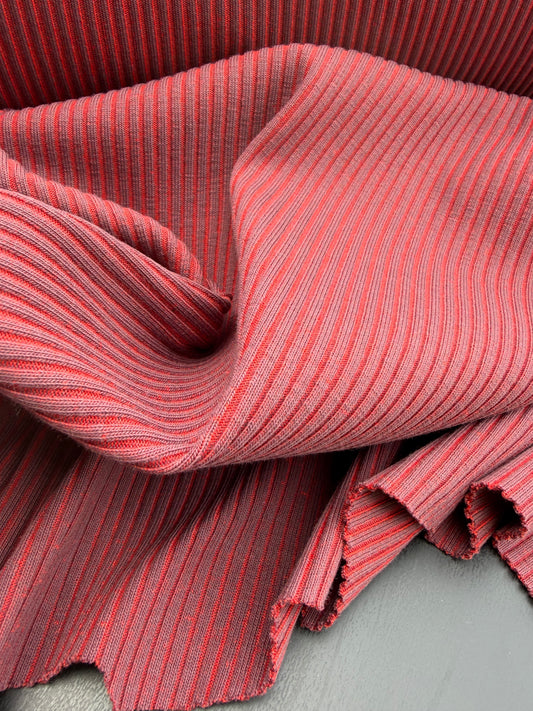 LC B.ROSE 028 heavy cotton bicolor 4 x 1 rib