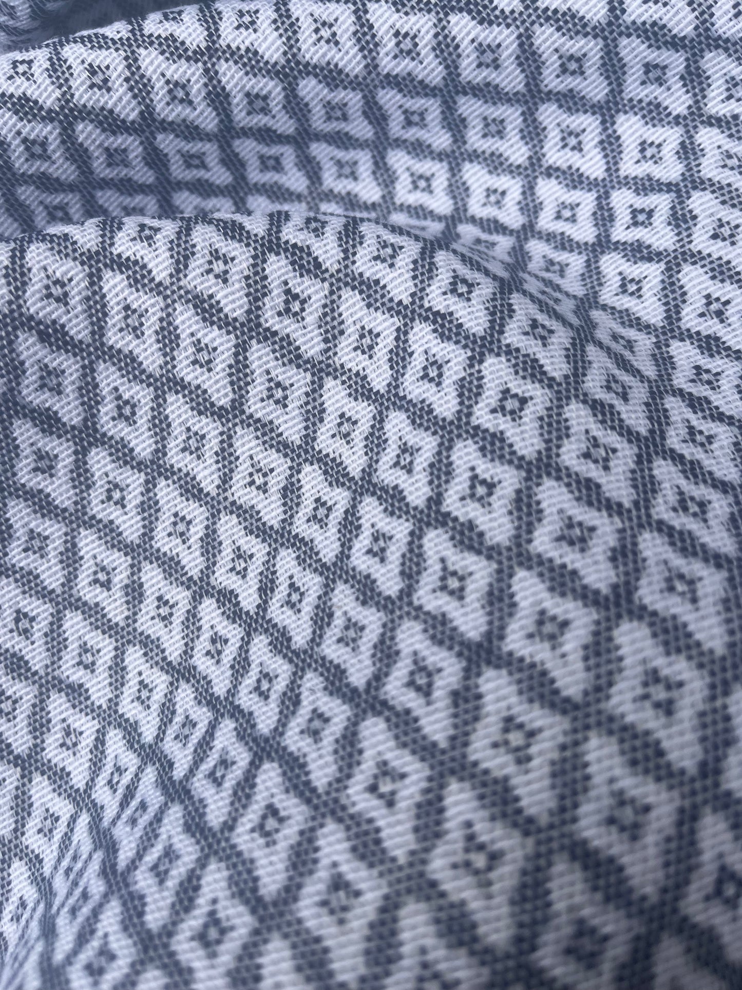 LC GIORGIA 005 cotton jacquard navy/white