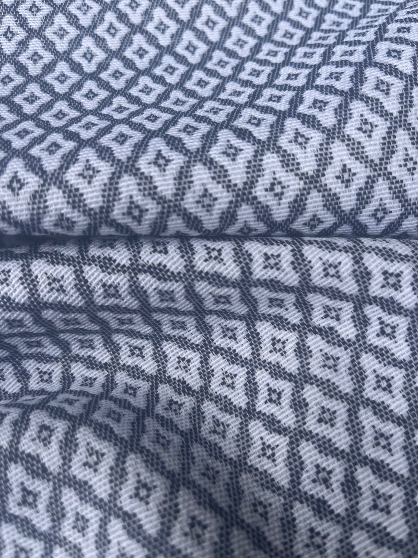 LC GIORGIA 005 cotton jacquard navy/white