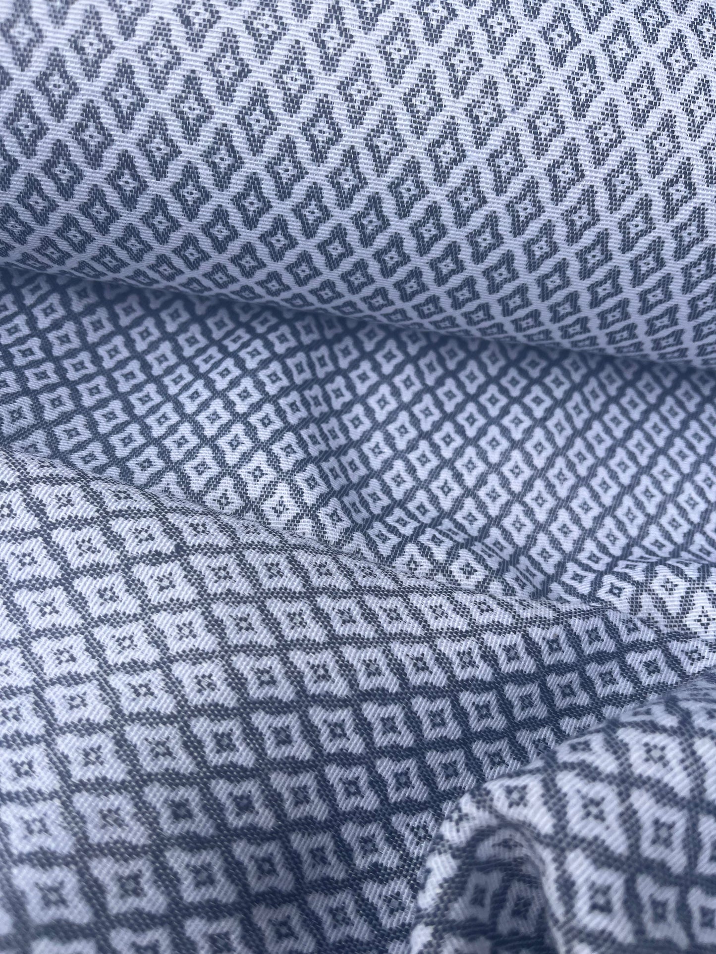 LC GIORGIA 005 cotton jacquard navy/white
