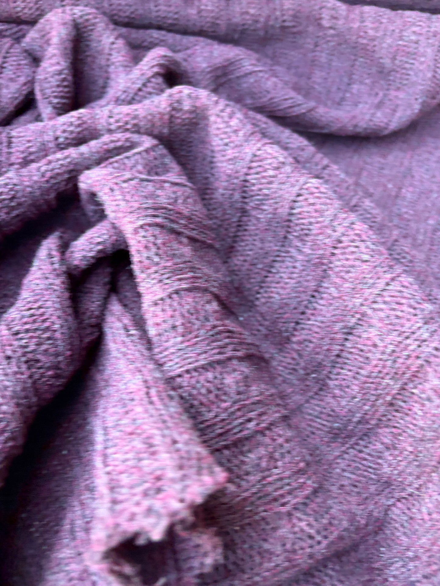 AXEL 017 aubergine cable jersey cotton/wool