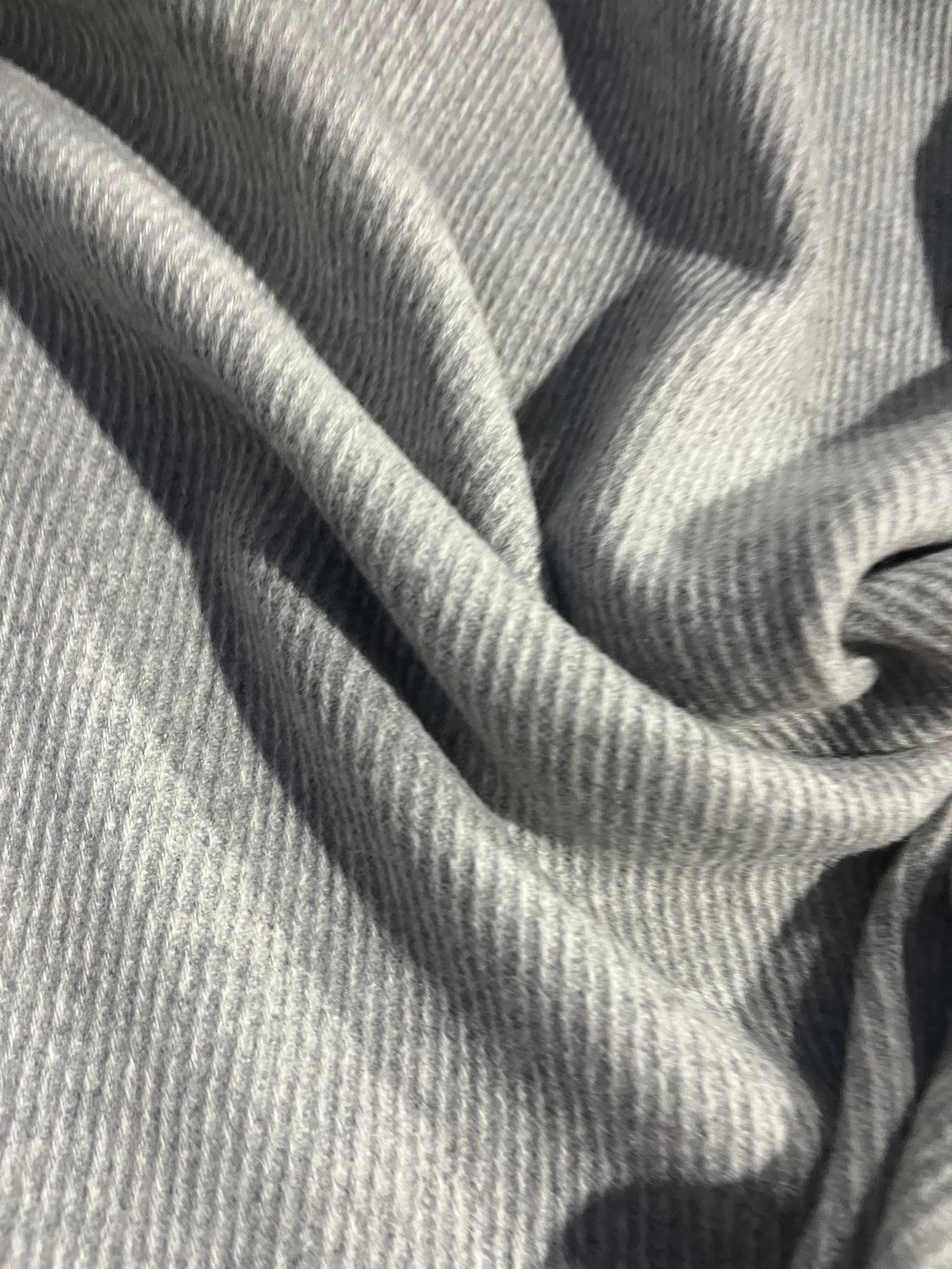 KAREN 200 heavy woolen coat fabric tricotine light grey