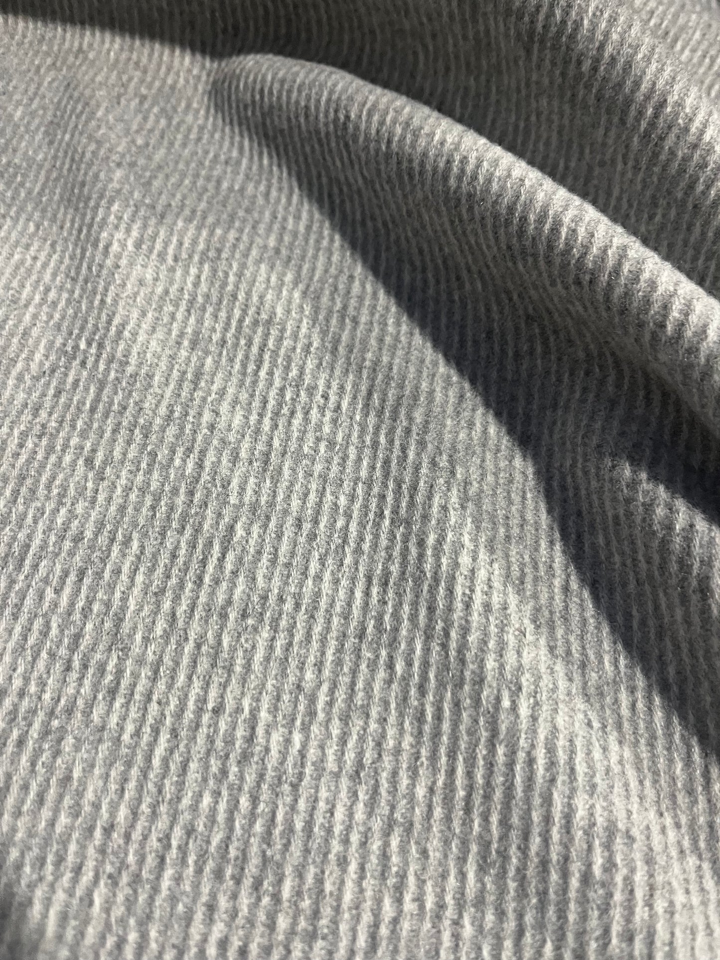 KAREN 200 heavy woolen coat fabric tricotine light grey