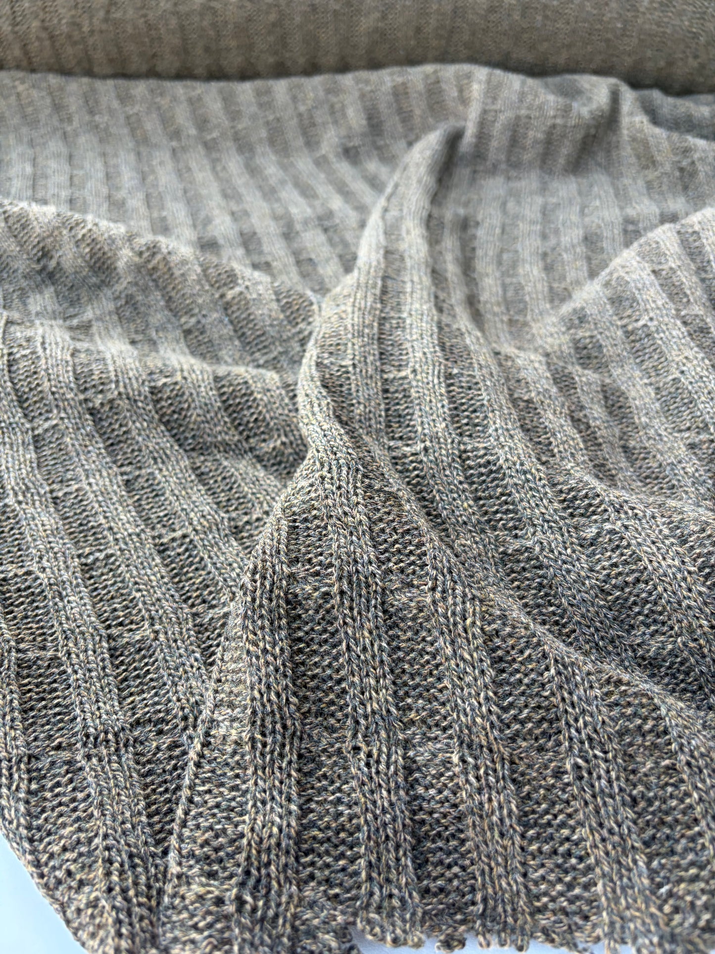 AXEL 018 khaky cable jersey cotton/wool