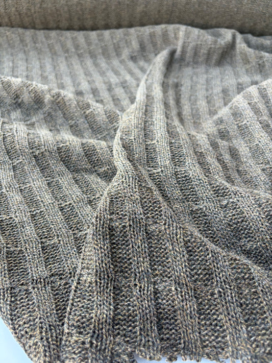 AXEL 018 khaky cable jersey cotton/wool