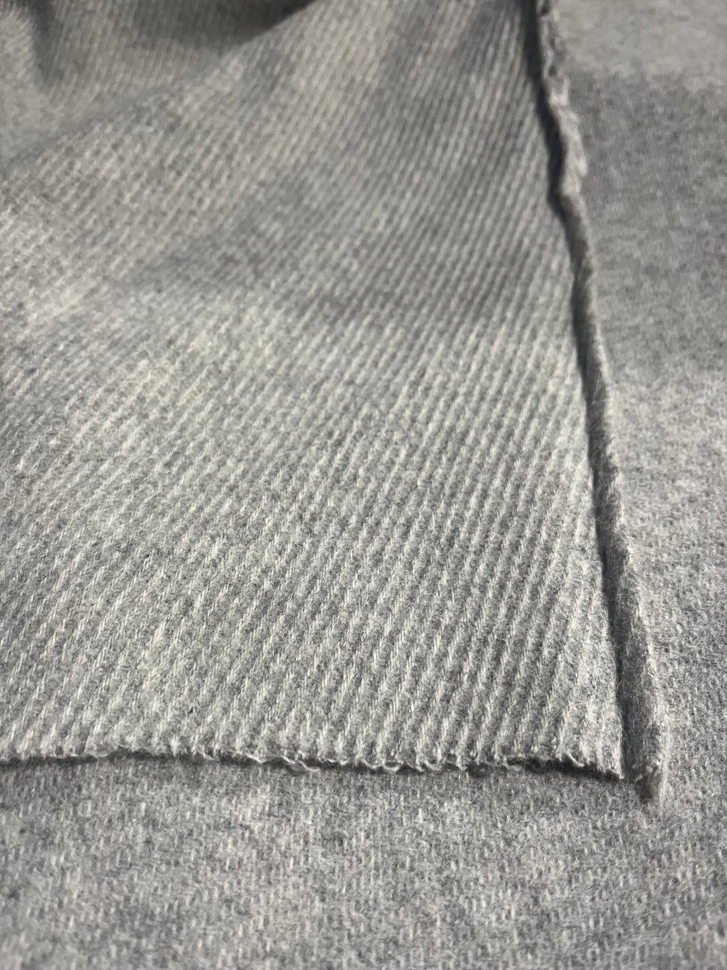 KAREN 200 heavy woolen coat fabric tricotine light grey