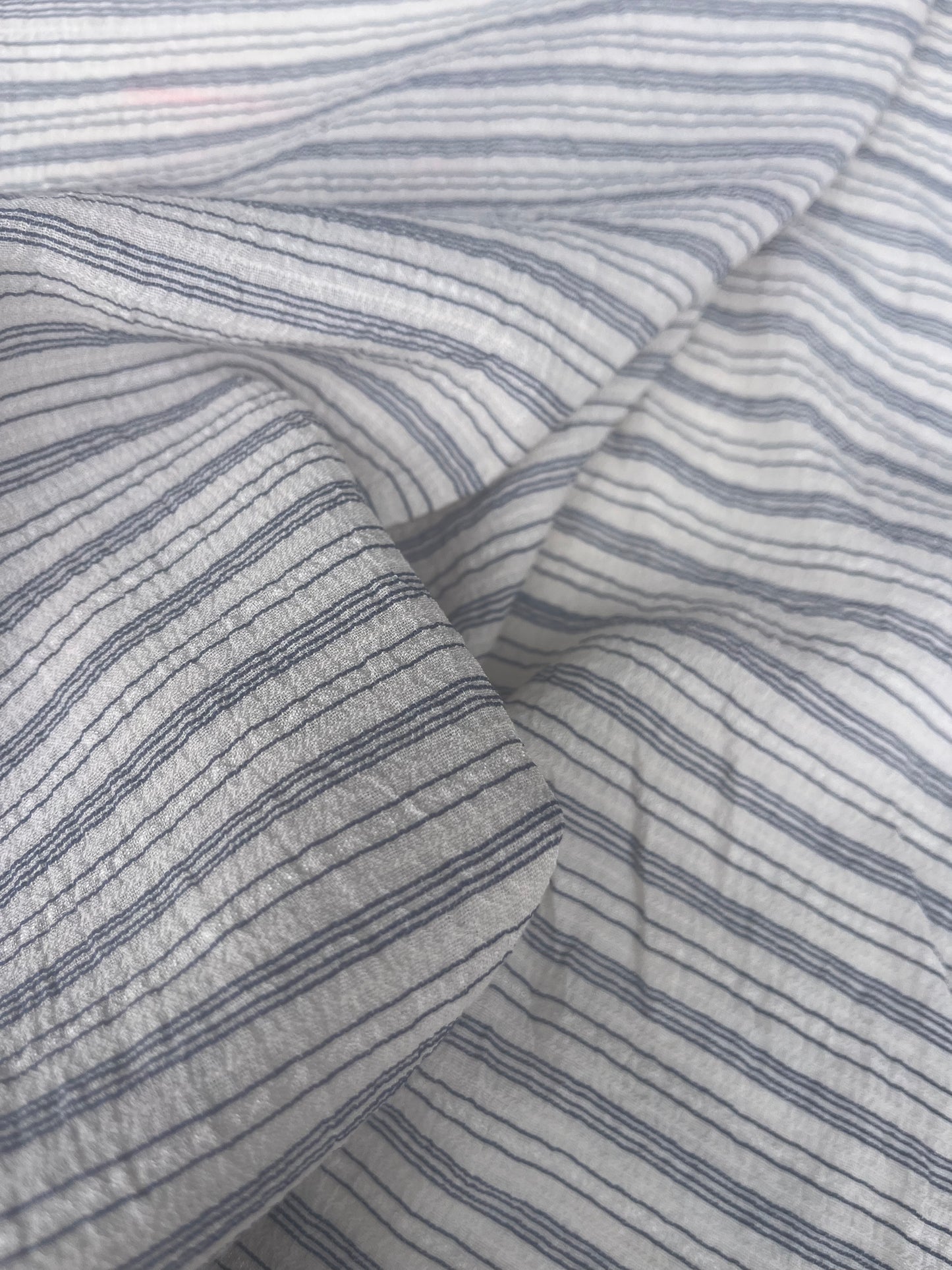 GIORGIA 009 viscose stripes ecru/navy