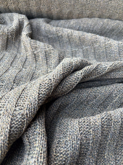 AXEL 018 khaky cable jersey cotton/wool