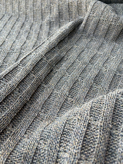 AXEL 018 khaky cable jersey cotton/wool