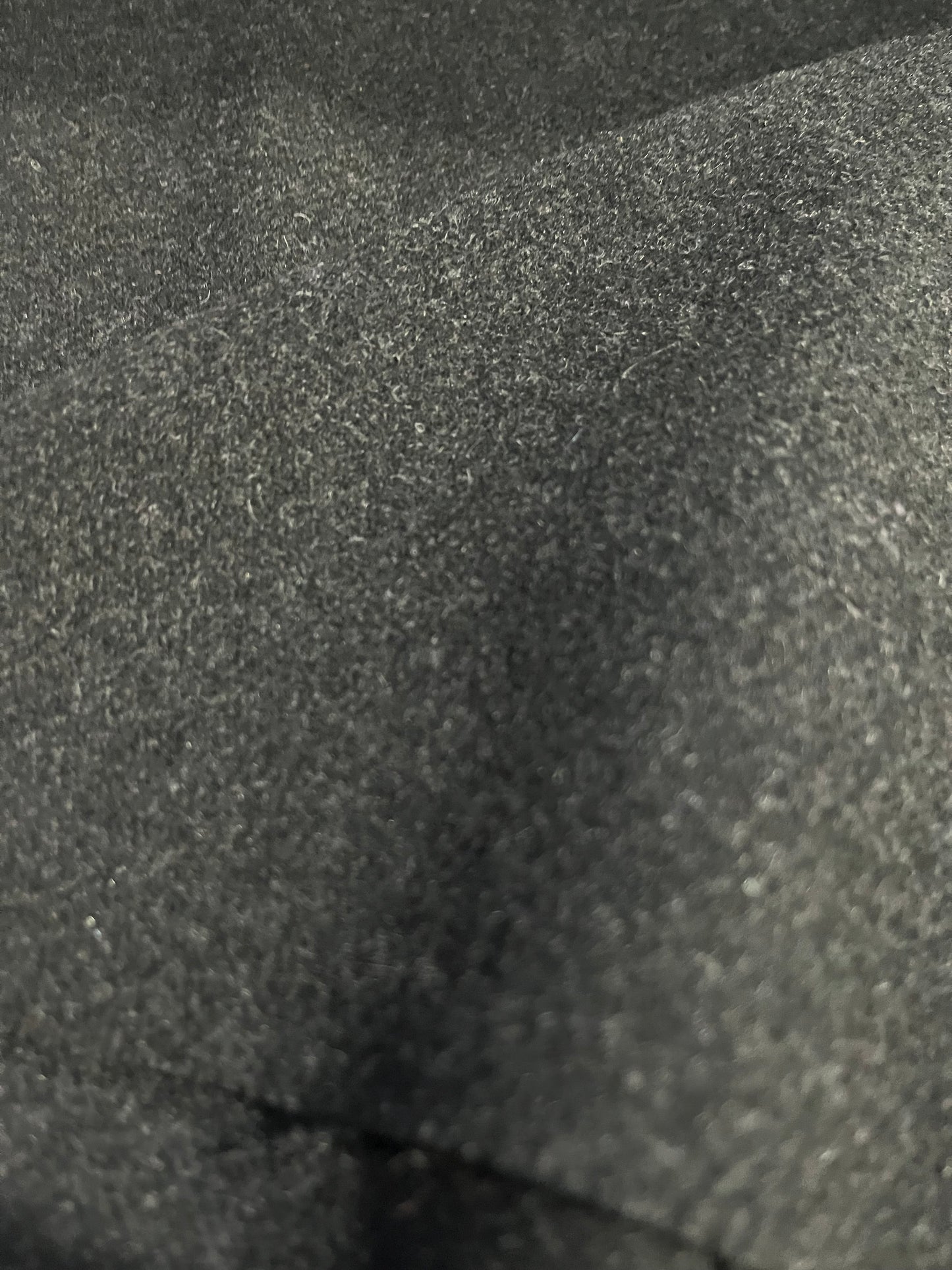 KAREN 205 heavy woolen coat fabric tricotine antracite