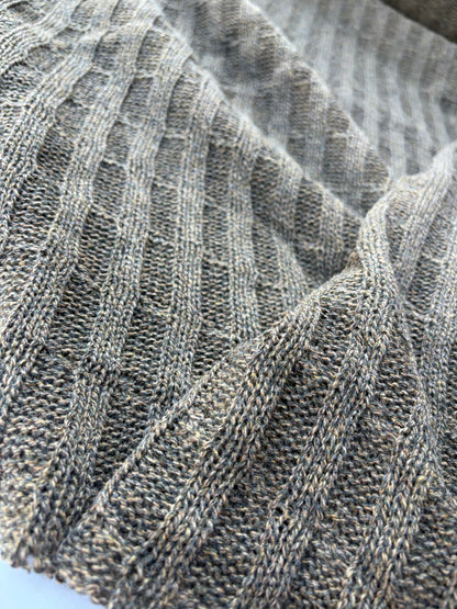 AXEL 018 khaky cable jersey cotton/wool