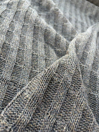 AXEL 018 khaky cable jersey cotton/wool