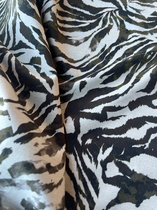 JUNO 044 Felpa/jogging full zebra print