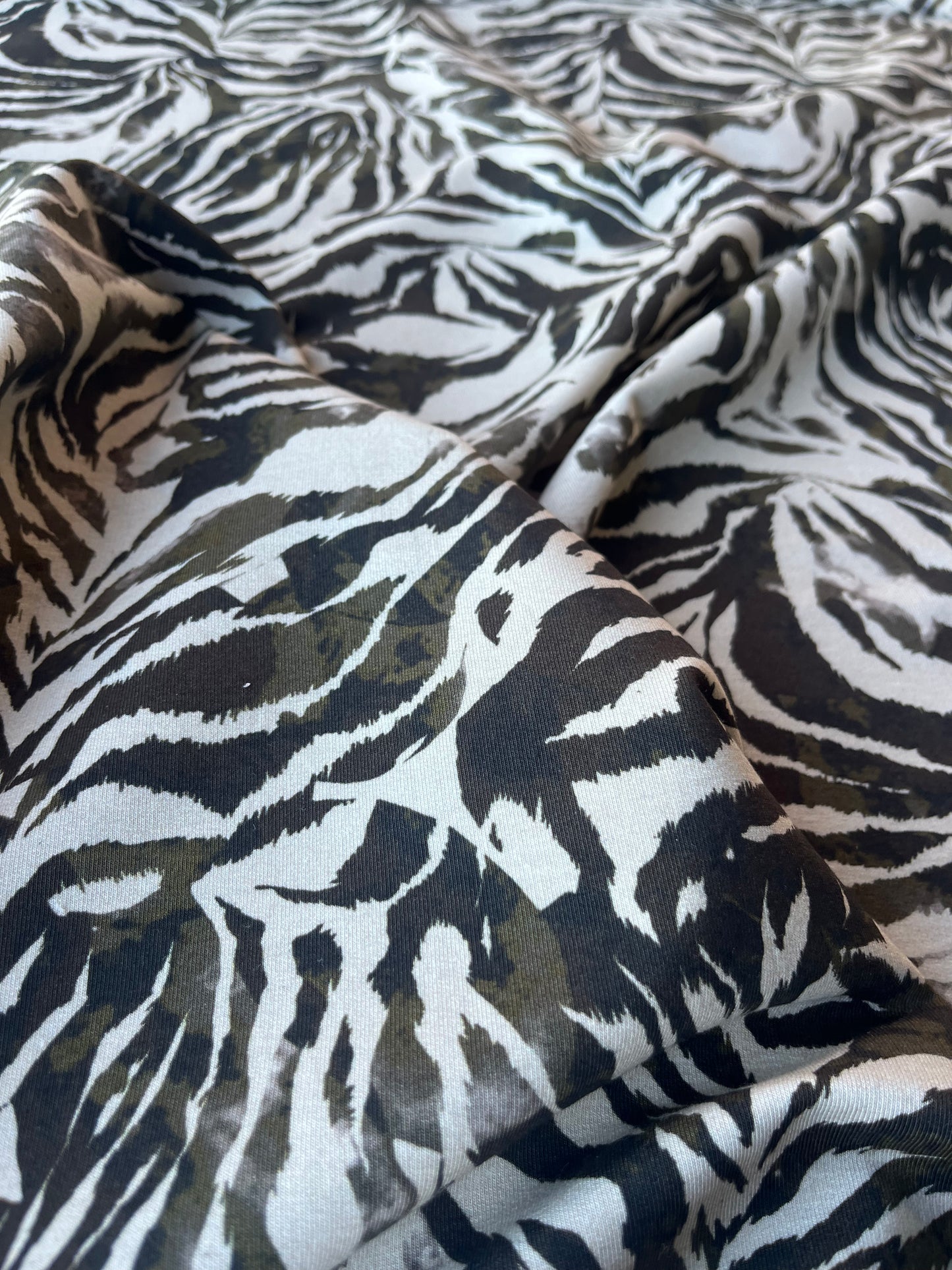 JUNO 044 Felpa/jogging full zebra print