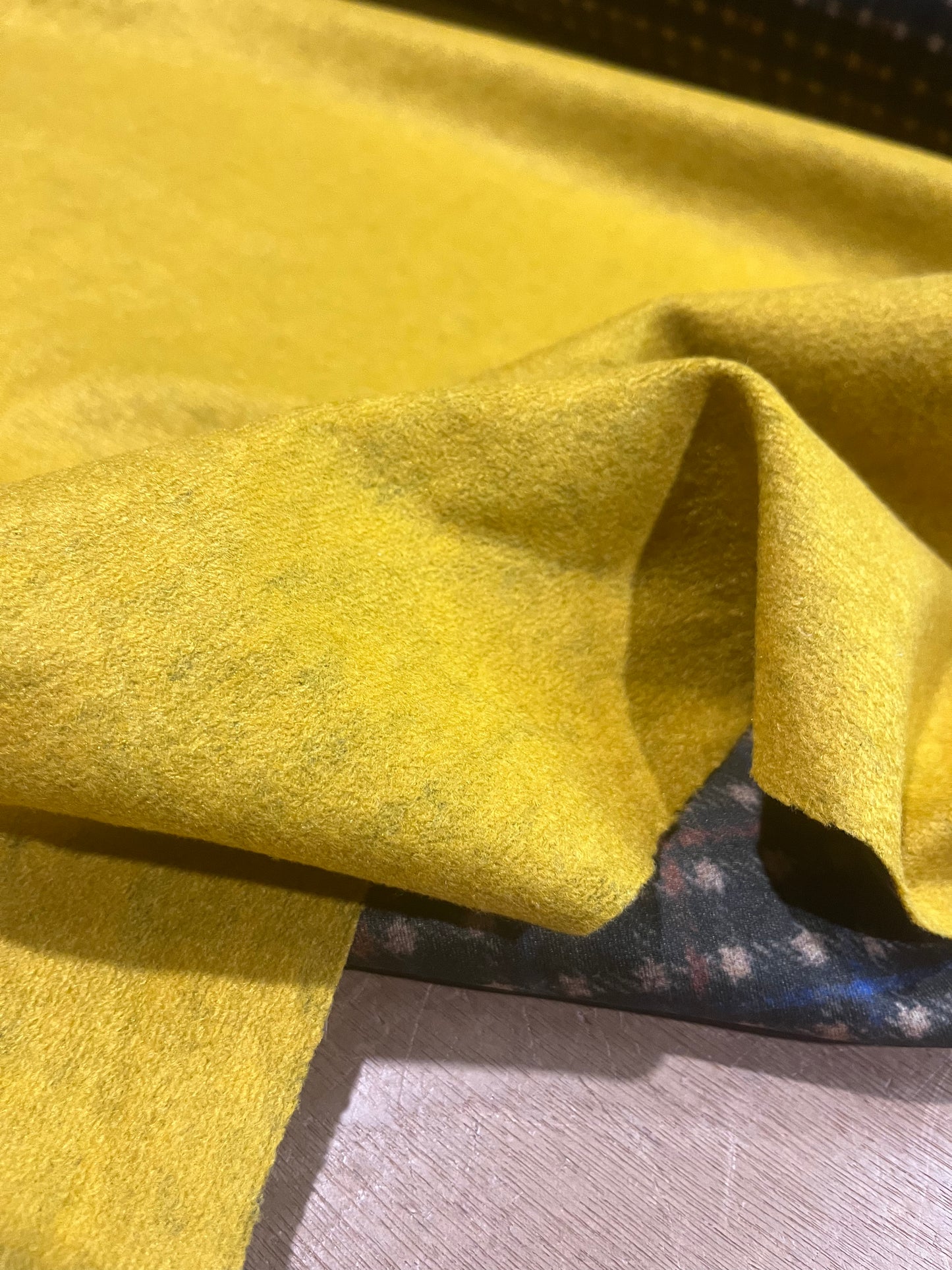 G00 WOOL yellow+check