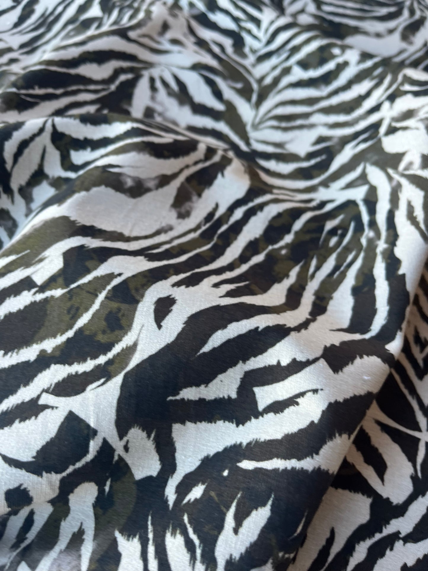 JUNO 044 Felpa/jogging full zebra print