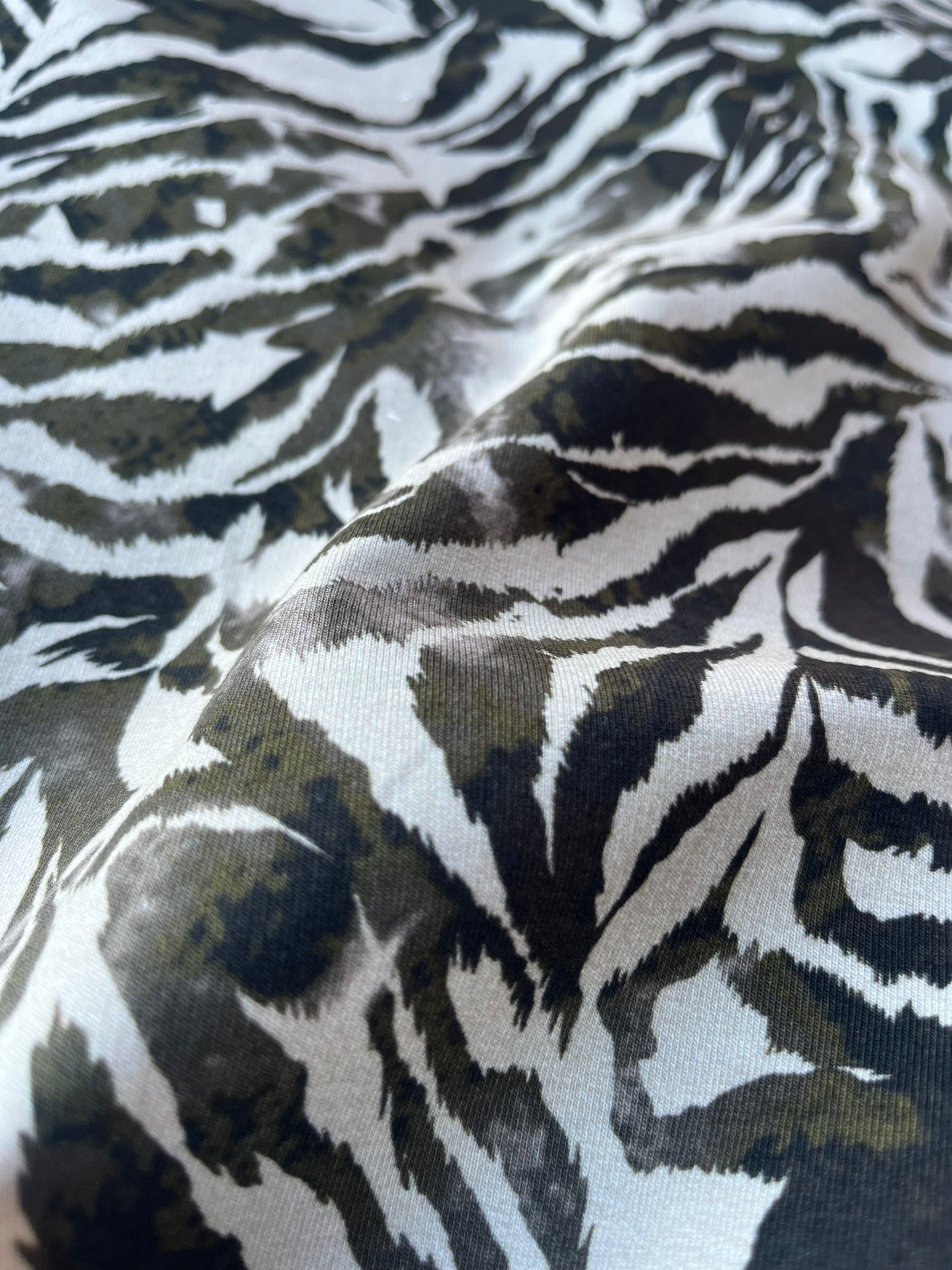 JUNO 044 Felpa/jogging full zebra print