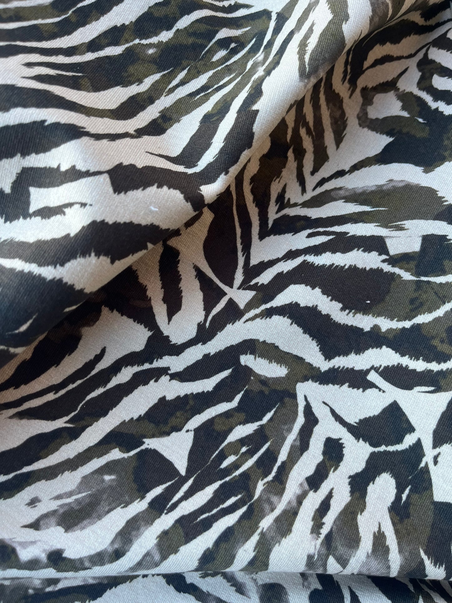 JUNO 044 Felpa/jogging full zebra print